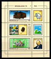 Mongolie 1979 Mi. Bl.59 Bloc Feuillet 100% Neuf ** Rowland Hill, 1,50 T... - Mongolie