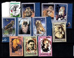 Roumanie 2003 Mi. 5728-5734, 5737 Oblitéré 100% Hiboux, Personnalité - Used Stamps