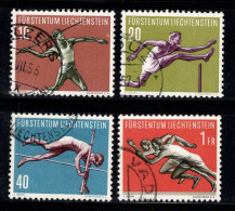 Liechtenstein 1956 Mi. 342-345 Oblitéré 100% Sport - Usati