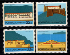 Madère 1986 Mi. 107A-110A Neuf ** 100% Forteresses, Châteaux - Madeira