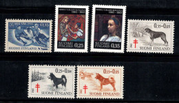Finlande 1965 Neuf ** 100% Hockey, Art, Chiens, Tuberculose - Unused Stamps