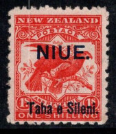 Nioué 1903 Mi. 10 Neuf ** 100% Surimprimé Taha Et 1 Silène, Oiseaux - Niue