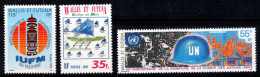 Wallis Et Futuna 1995 Mi. 677-679 Neuf ** 100% IUFM, ART, ONU - Neufs