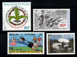 Wallis Et Futuna 1994 Neuf ** 100% Art, Paris, Football, Satellite - Nuevos