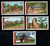 Wallis Et Futuna 1977 Mi. 292-296 Sans Gomme 100% Bâtiments, Vues - Nuovi