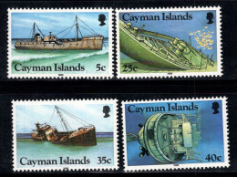 Îles Caïmanes 1985 Mi. 549-552 Neuf ** 100% Navires - Cayman Islands