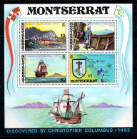 Montserrat 1973 Mi. Bl. 3 Bloc Feuillet 100% Neuf ** Colombo, Navire - Montserrat