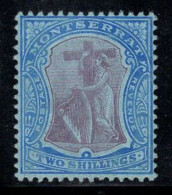 Montserrat 1908 Mi. 37 Neuf * MH 100% 2 Sh, Symbole, Allégorie, Croix - Montserrat