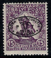 Hongrie, Debrecen 1919 Mi. 12 Neuf * MH 80% 15 F Surimprimé - Debreczen