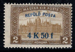 Hongrie 1918 Mi. 211 Neuf ** 100% Poste Aérienne 4.50 Kr - Unused Stamps