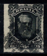 Brésil 1877 Mi. 43 Oblitéré 100% 200 R, Pedro II - Gebraucht