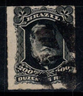 Brésil 1877 Mi. 43 Oblitéré 100% 200 R, Pedro II - Used Stamps