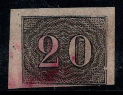 Brésil 1849 Mi. 12 Oblitéré 80% 21 R - Used Stamps