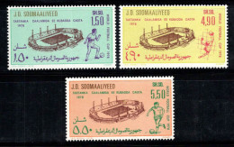 Somalie 1978 Mi. 263-65 Neuf ** 100% Football,Stade,1.50 Sh,4.90 Sh... - Somalie (1960-...)