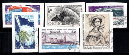 Territoire Antarctique TAAF Français 1980-81 Mi. 154,162-66 Oblitéré 100% Poste Aérienne Satellite,Navire... - Gebruikt