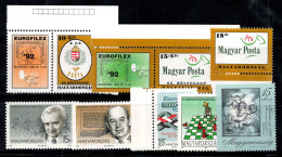 Hongrie 1992 Neuf ** 100% Symbole De Courrier,Échiquier,Personnalité - Unused Stamps