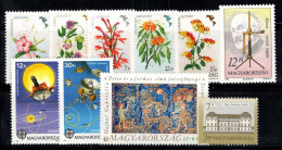 Hongrie 1991 Neuf ** 100% Fleurs,Espace,Tapisserie,Pendule De Torsion - Unused Stamps