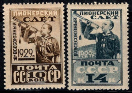 Union Soviétique, URSS 1929 Mi. 363-364 Neuf * MH 100% PIONNIERS - Nuovi