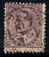 Canada 1903 Mi. 81 Oblitéré 100% 10 C, Roi Édouard VII - Used Stamps