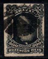 Brésil 1877 Mi. 43 Oblitéré 100% 200 R, Pedro II - Usados