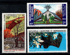 Nouvelle-Calédonie 1974-78 Mi. 550,559,612 Neuf ** 100% Nature Protection - Unused Stamps