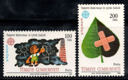 Turquie 1986 Mi. 2738-39 Neuf ** 100% Protection De L'environnement... - Unused Stamps