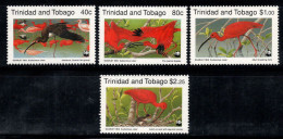 Trinité-et-Tobago 1990 Mi. 596-99 Neuf ** 100% Ibis Rouge,Oiseau - Trinidad & Tobago (1962-...)