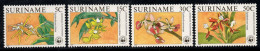 Suriname 1986 Mi. 1166-69 Neuf ** 100% Orchidées, 5 C,15 C... - Suriname