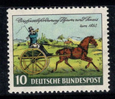 Allemagne Bund 1952 Mi. 160 Neuf ** 100% 10 Pf, Cheval - Ungebraucht