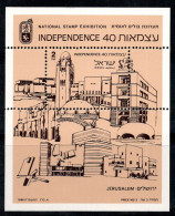 Israël 1988 Mi. Bl. 37 Bloc Feuillet 100% Neuf ** INDEPENENCE, Exposition - Blocks & Sheetlets