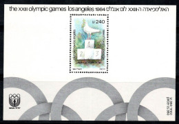 Israël 1984 Mi. Bl. 26 Bloc Feuillet 100% Neuf ** Jeux Olympiques - Hojas Y Bloques