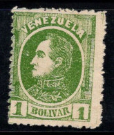 Venezuela 1880 Mi. 27 Sans Gomme 80% 1 B, Bolivar - Venezuela