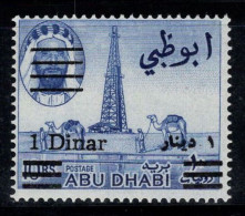 Abou Dhabi 1966 Mi. 25 C Neuf ** 100% 1 D Surimprimé - Abu Dhabi