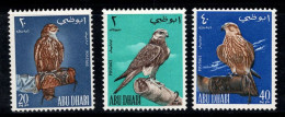 Abou Dhabi 1965 Mi. 12-14 Neuf ** 100% Faucon, Oiseaux - Abu Dhabi