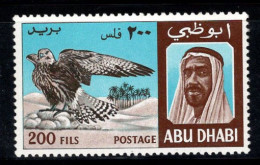 Abou Dhabi 1967 Mi. 35 Neuf ** 100% Faucon, 200 F - Abu Dhabi