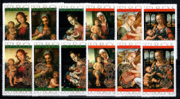Burundi 1971-72 Neuf ** 100% Surimprimé UNICEF,Peintures,Madonna - Unused Stamps