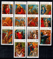 Burundi 1970 Mi. 562-75 A Neuf ** 100% Peintures Via Crucis, 1 Fr,1.50 Fr... - Neufs