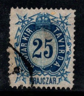 Hongrie 1873 Mi. 4 Oblitéré 60% 25 K, Télégraphe - Telegrafi