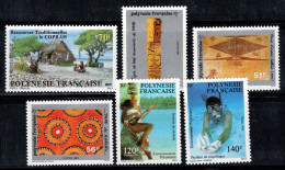 Polynésie Française 1989 Yv. 327-332 Neuf ** 100% Culture, Art - Neufs