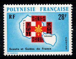 Polynésie Française 1971 Yv. 91 Neuf * MH 100% 28 F, Scout - Neufs