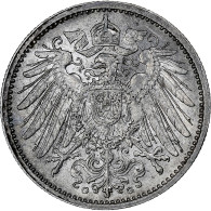 Empire Allemand, Wilhelm II, Mark, 1914, Karlsruhe, Argent, TTB+, KM:14 - 1 Mark