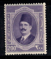 Égypte 1923 Mi. 92 Neuf ** 80% 200 M, Roi Fouad I - Unused Stamps