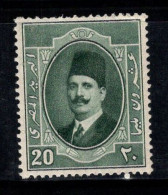 Égypte 1923 Mi. 89 Neuf ** 100% Roi Fouad I, 20 M - Ungebraucht