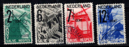 Pays-Bas 1932 Mi. 249-252 Oblitéré 100% Association Touristique - Gebruikt