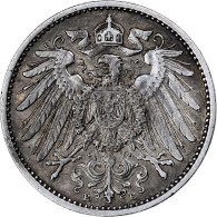 Monnaie, GERMANY - EMPIRE, Wilhelm II, Mark, 1911, Muldenhütten, SUP, Argent - 1 Mark