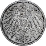 Empire Allemand, Wilhelm II, Mark, 1914, Karlsruhe, Argent, TTB+, KM:14 - 1 Mark