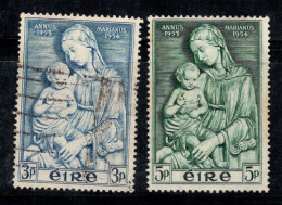 Irlande 1954 Mi. 120-121 Oblitéré 100% Madone - Used Stamps