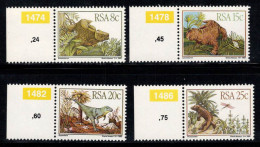 Afrique Du Sud 1982 Mi. 622-625 Neuf ** 100% Animaux Préhistoriques - Ongebruikt