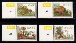 Afrique Du Sud 1982 Mi. 622-625 Neuf ** 100% Animaux Préhistoriques - Unused Stamps
