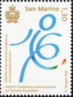 San Marino - 2023 - UNWTO International Conference On Accessible Tourism - Mint Stamp - Ungebraucht